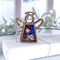 3.5" (H) Christmas Nativity Shepherd With Sheep Ornament - Handcrafted in Texas - Mother's Angels® Christmas Angel Wings Figurine